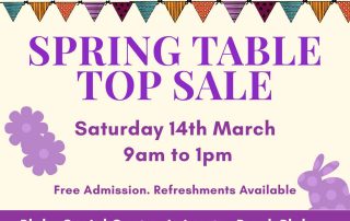 Spring Table Top Sale
