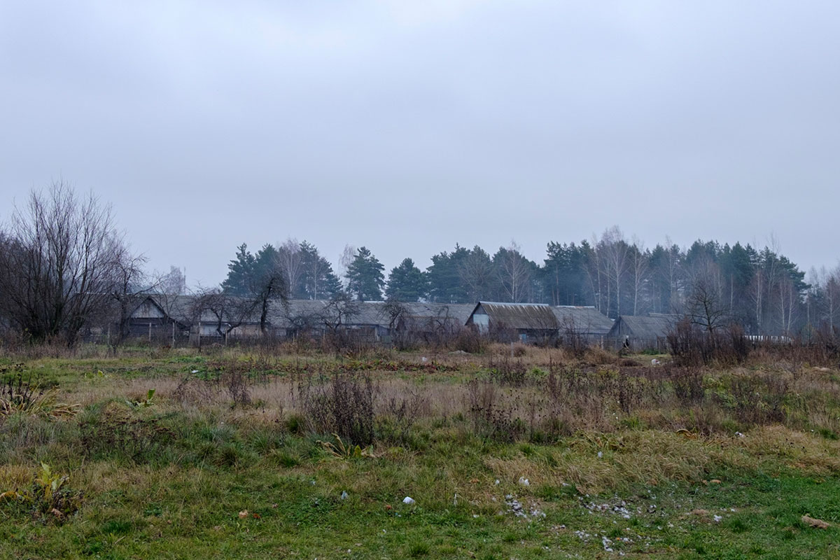 Village scene in Belarus